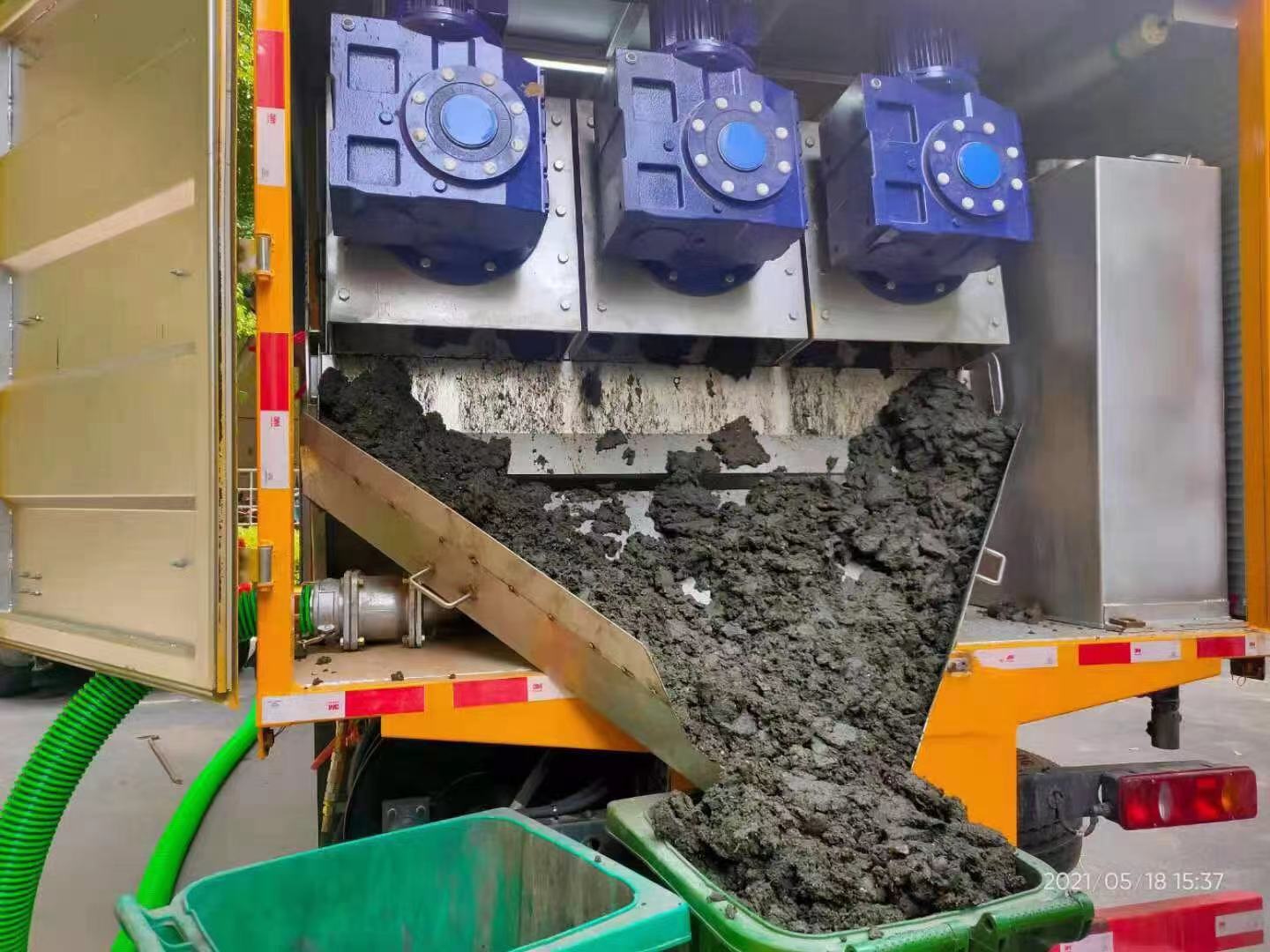 郑东化粪池清掏城市维护站-泥浆净化干湿分离处理